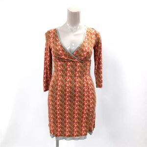 Sandwich Geometric Bodycon Dress Size L